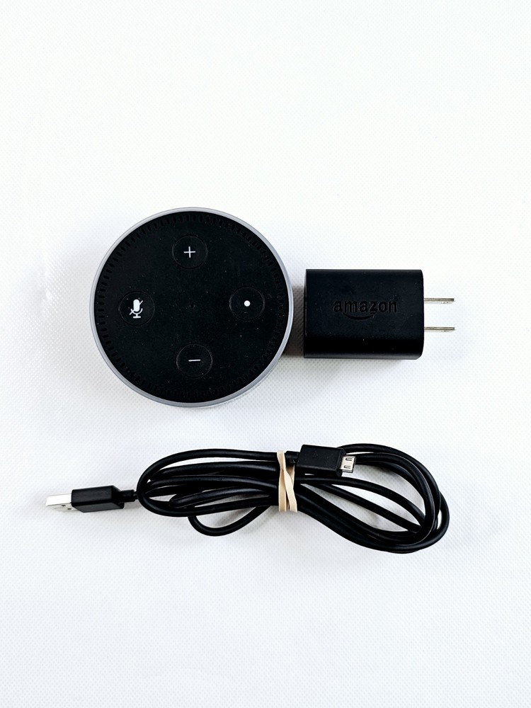 Amazon Echo Dot (2nd Generation) RS03QR Smart Speaker Black Tested Works