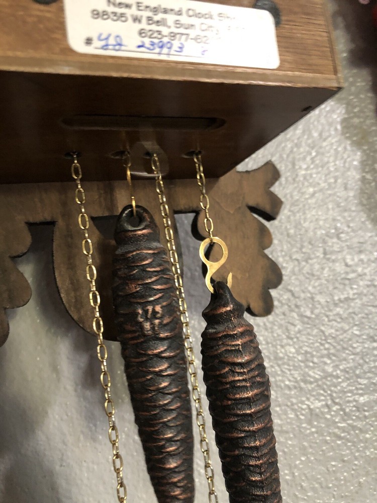 Vintage German Black Forest Cuckoo Clock …See Description