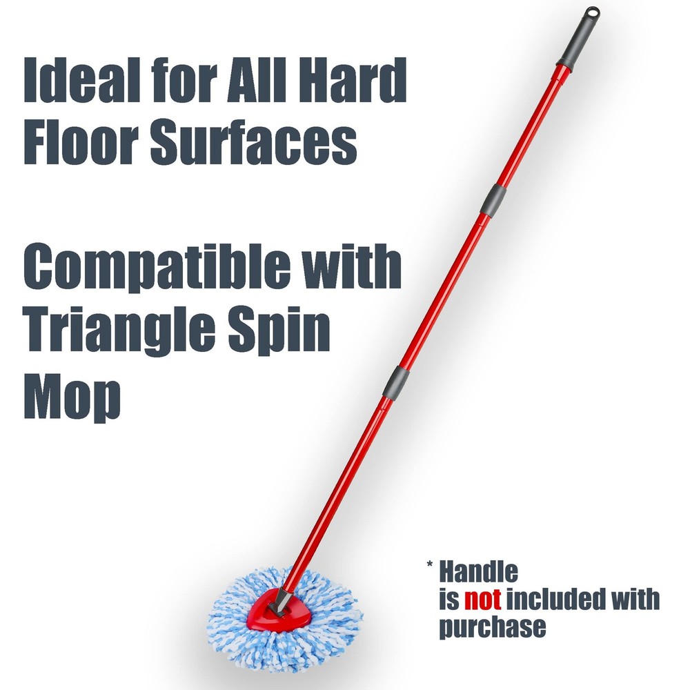 7 Pack Mop Replace Head for 2-Tank Spin Mop Compatible with Ocedar Rinse Clea...