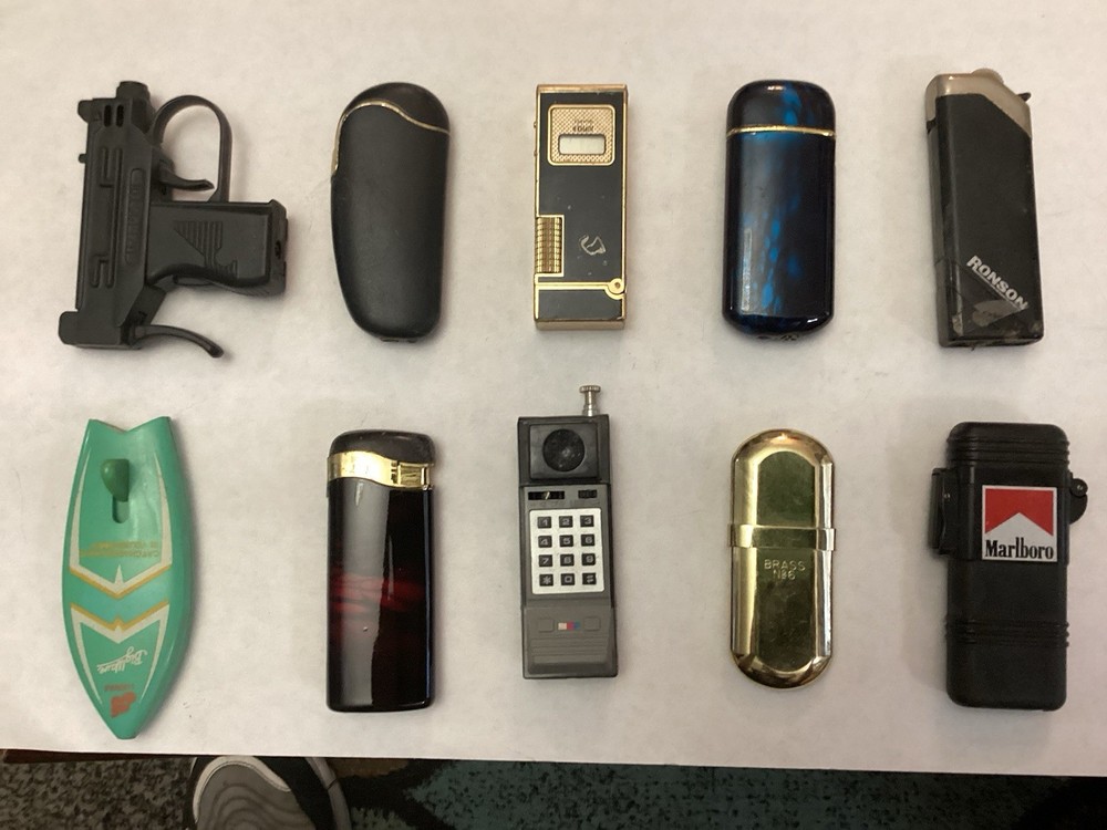 10 UNIQUE NOVELTY LIGHTERS