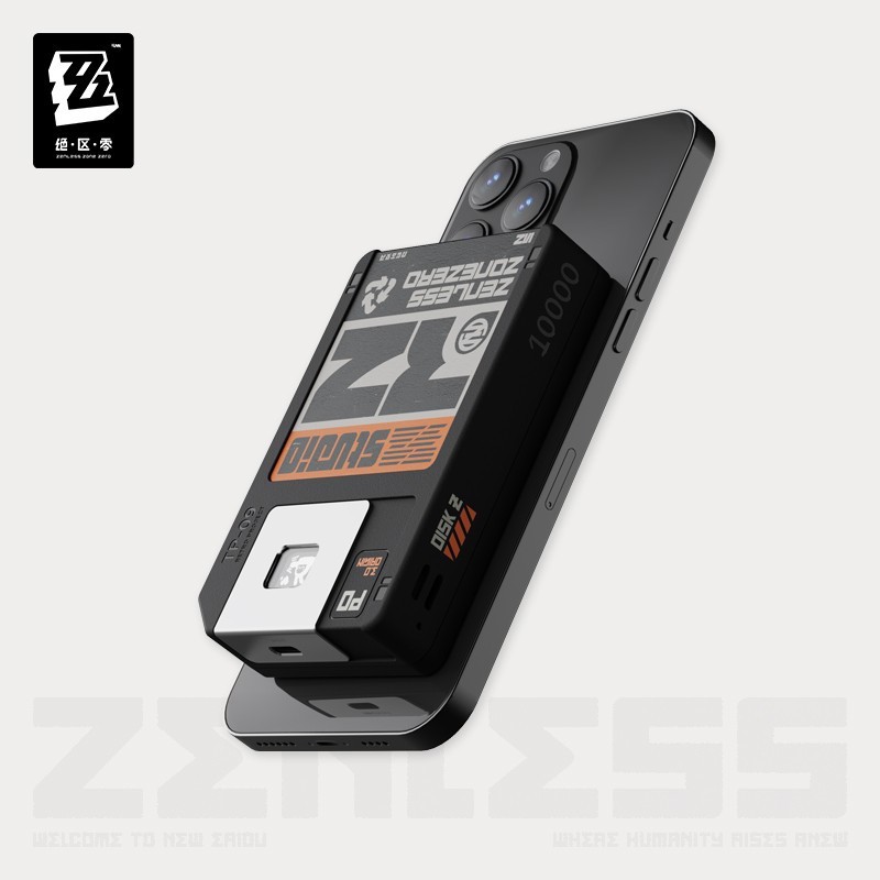 Official Zenless Zone Zero Magnetic Mobile Power Bank 3C Portable Charger CCC