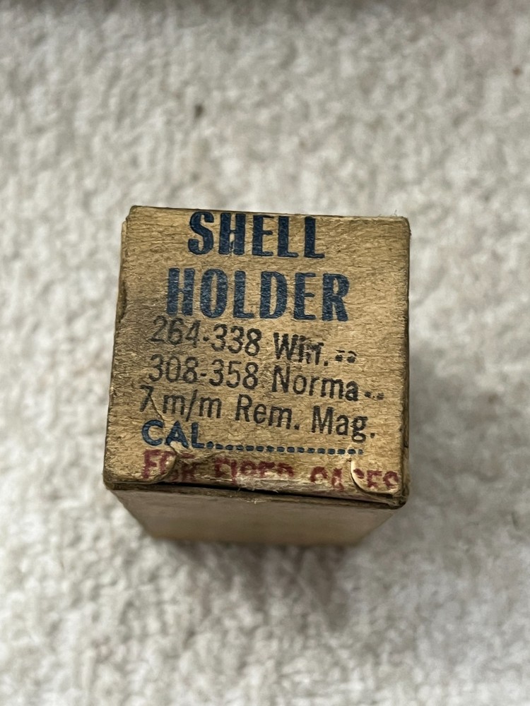 L. E. Wilson Trimmer Micrometer Adjustment Case Trimmer & 5x Shell Holders