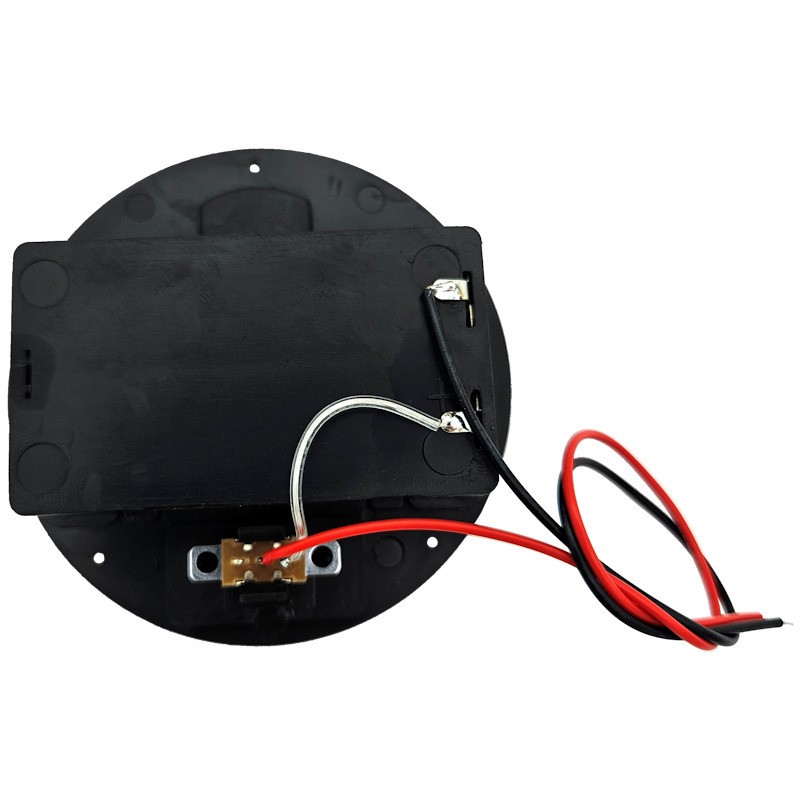 Two/2X AA Round Panel Mount Battery Holder Case Box 3V With Timer Power Switch