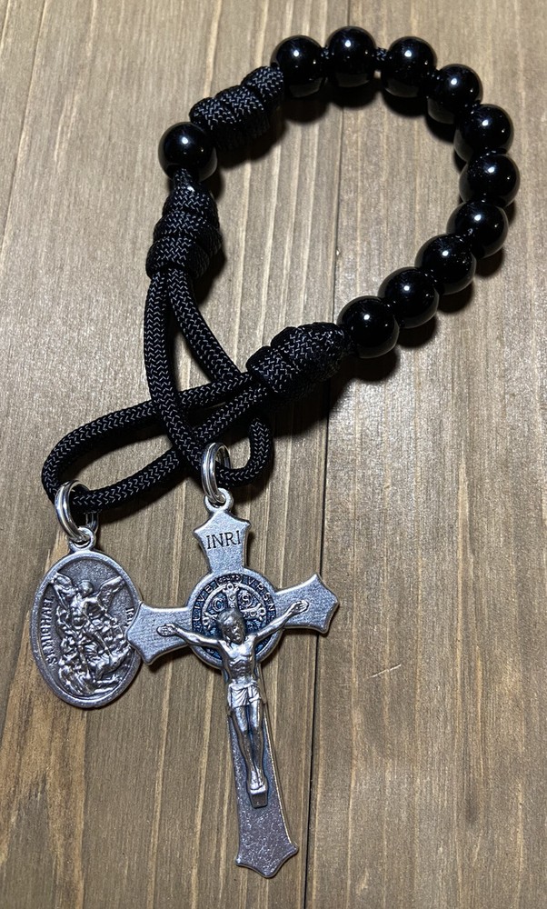 St. Michael Rosary,Strong,Durable Catholic Rosary - Handmade