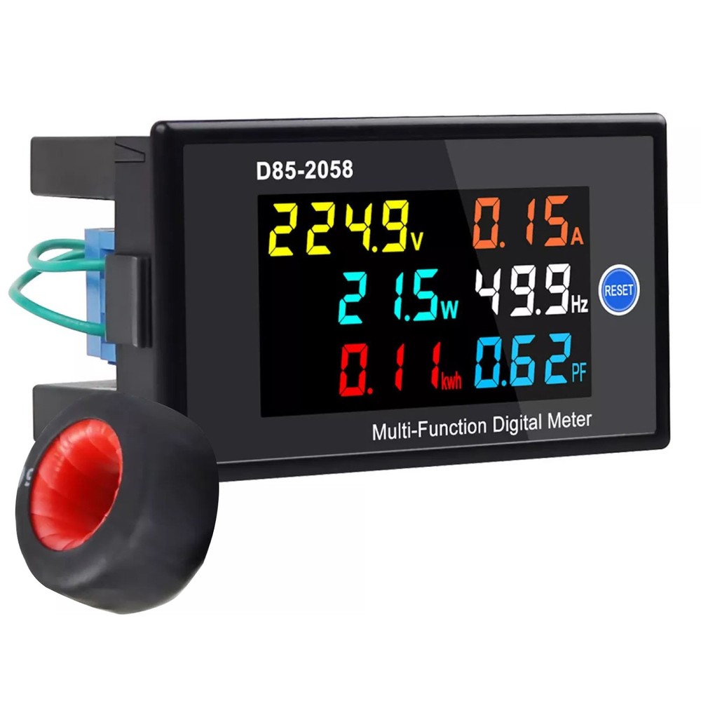 70*40*39mm Compact, Durable Digital LCD AC Panel Meter With Easy Installation