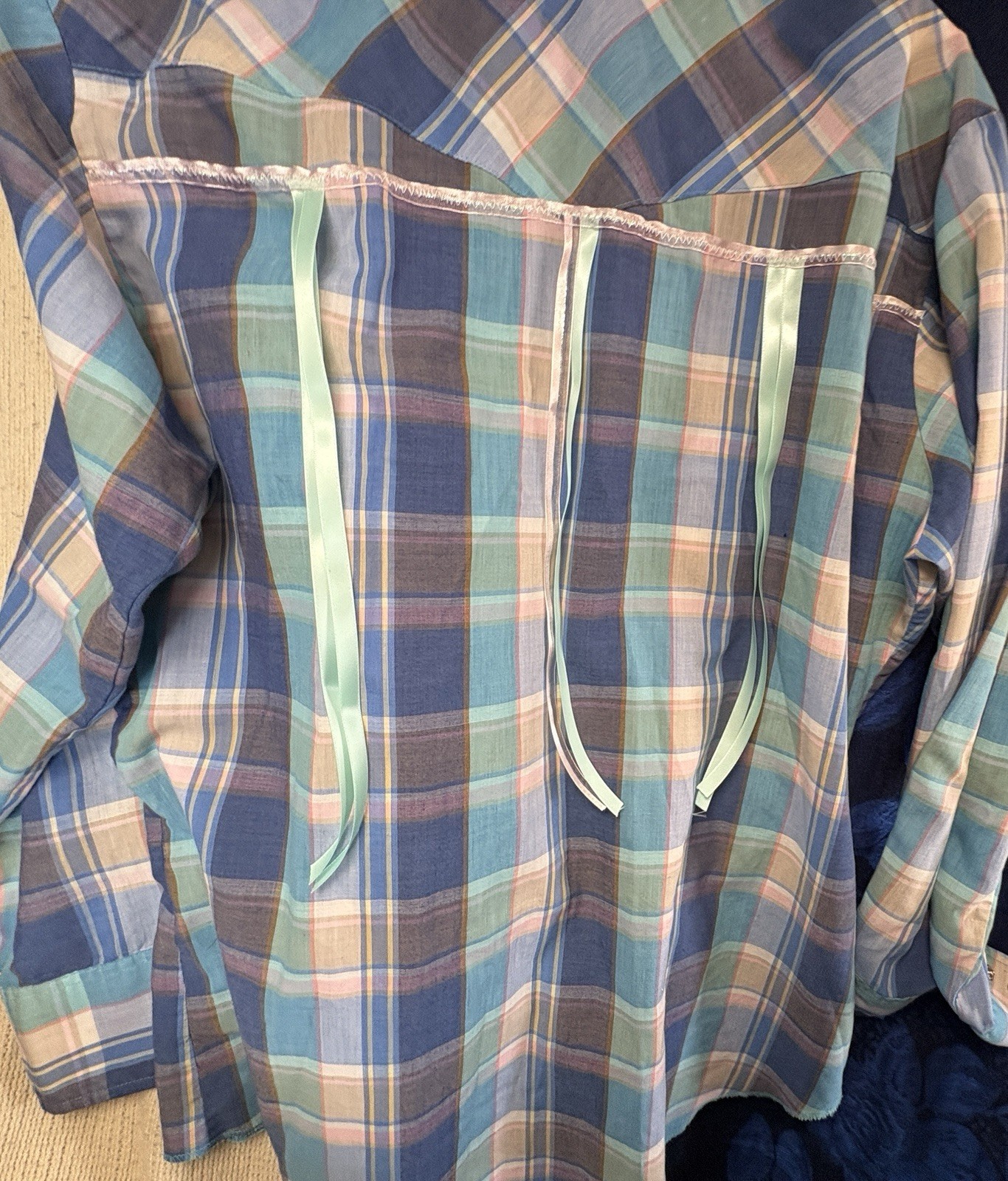 Ribbon Shirt Men’s Large Dance Pow Wow #230