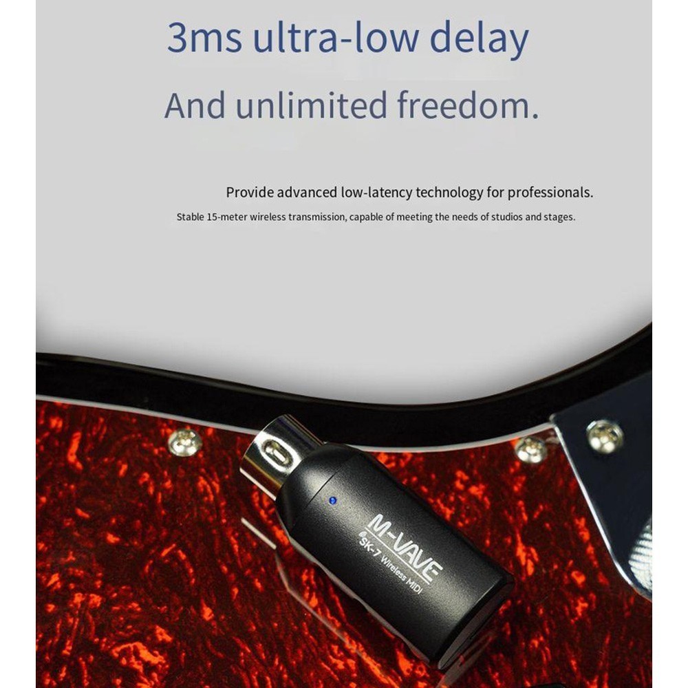 Compact ABS Design Extended Playtime Adapter Enhanced Musical Experience