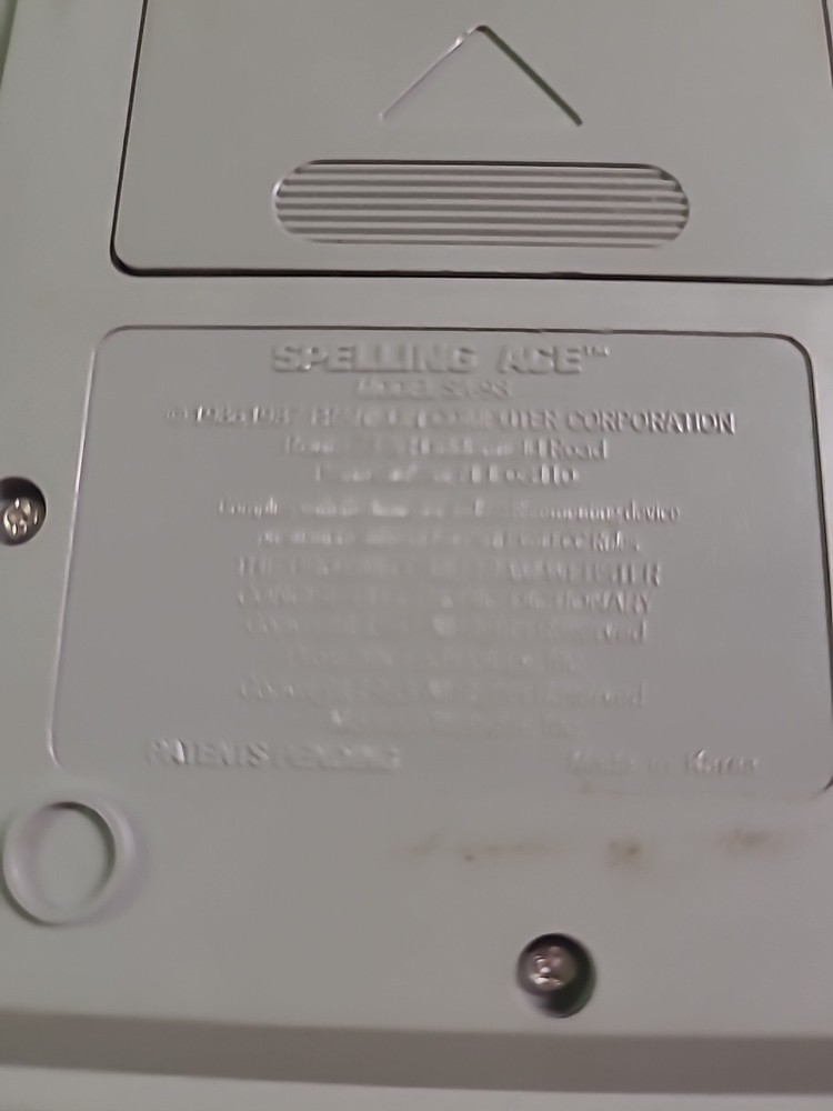 Vtg. Franklin Bookman Computer Spelling Ace (Bin C)