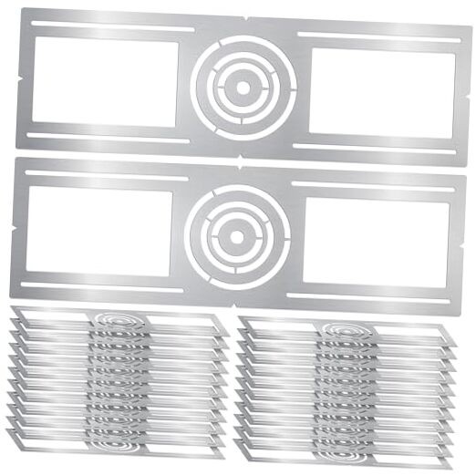 New Construction Mounting Plate, 3-4-6 Inch, LED Recessed 24 Pack Silver