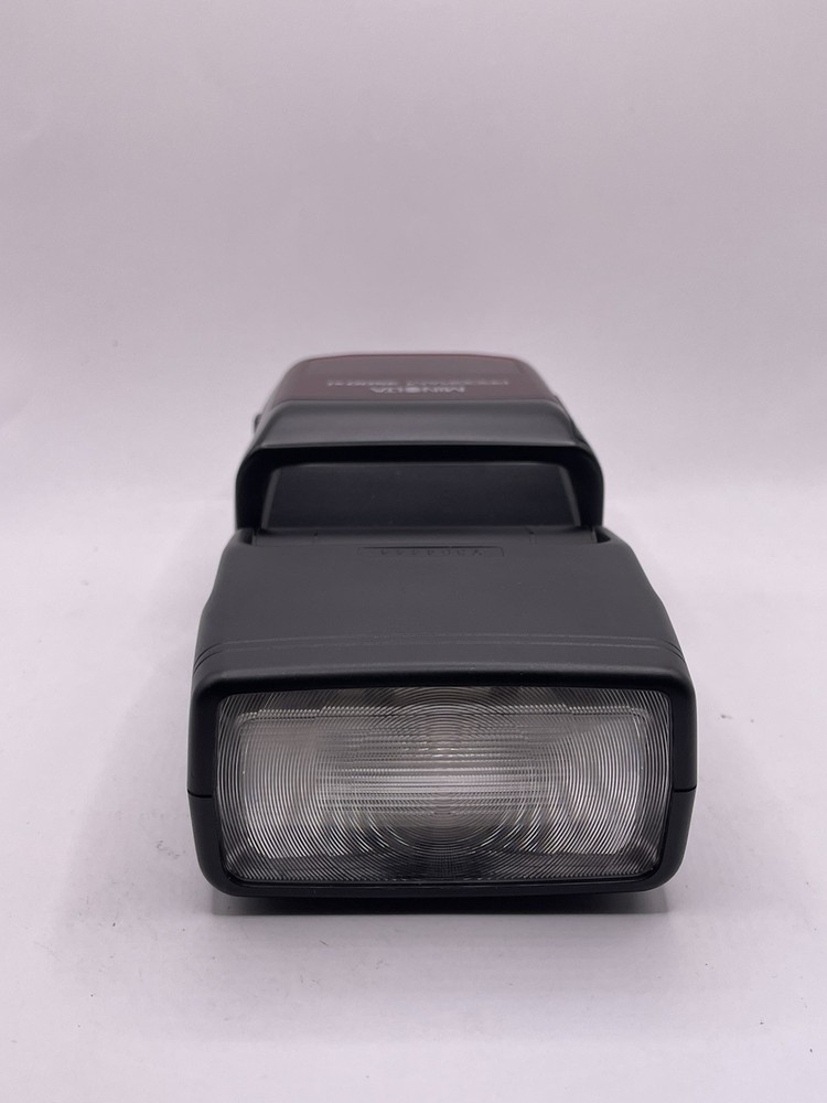 Minolta Program 3500xi Flash Speedlite w/Case TESTED