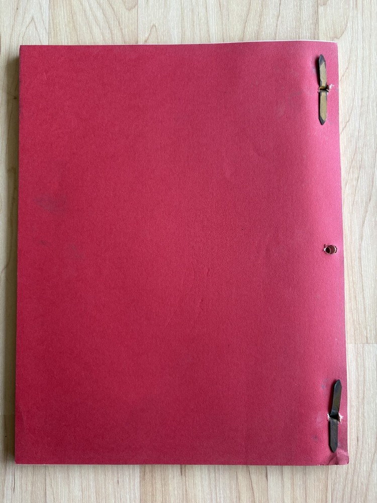 Hawaii Five-O 'Honor Is An Unmarked Grave' Original Script Final Draft 1975