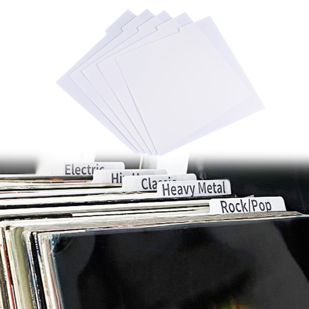 Keep Your For Record and CD Collection Neatly Sorted with Classification Cards