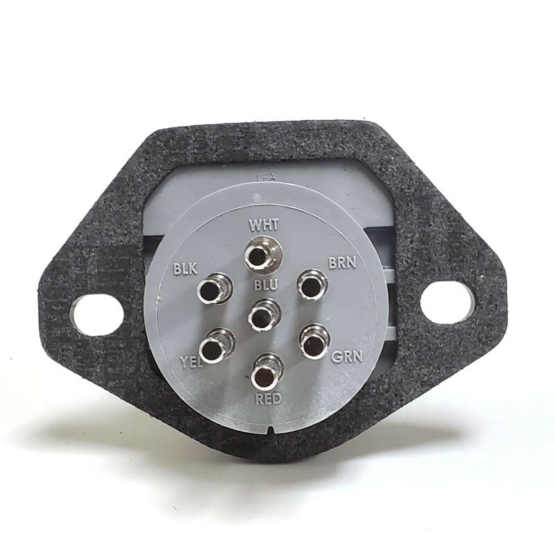 Tramec 38501 Nylon 7-Way Smart Box Solid Pins Receptacle Socket Replacement