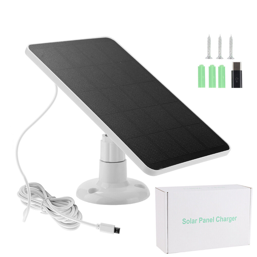 Solar Panel Charging for Arlo Essential Spotlight / XL Spotlight Camera Battery