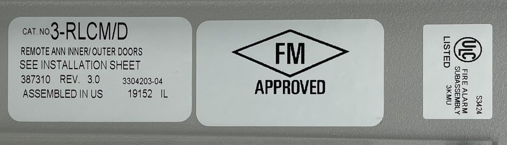 Edwards 3-RLCM/D - Same Day Shipping (SEALED)