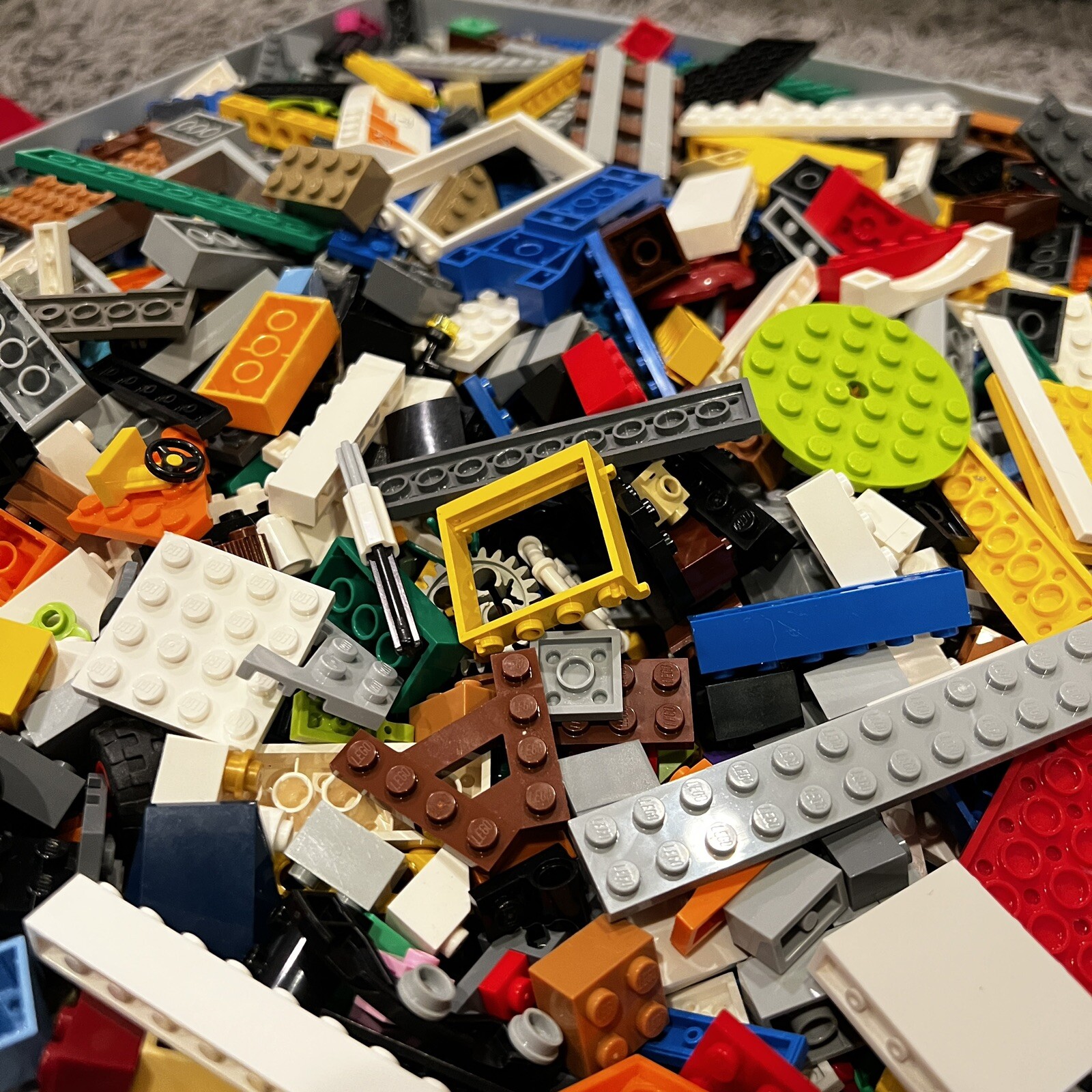 LEGO 10 lbs Pounds Random Parts Pieces Building Plates Blocks Bricks Bulk Lot