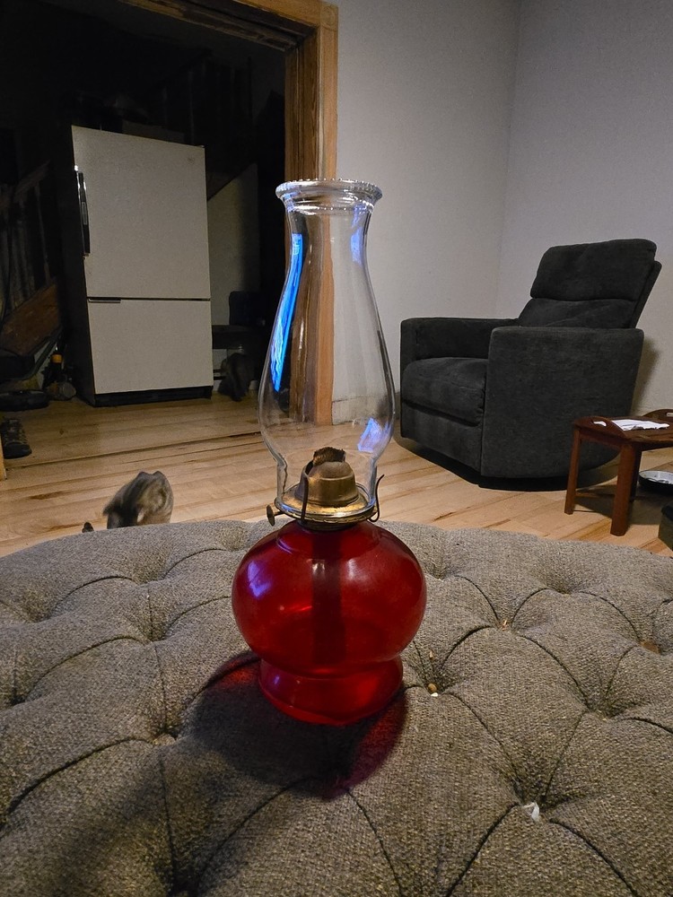 Vintage Cadmium Kerosene Lantern