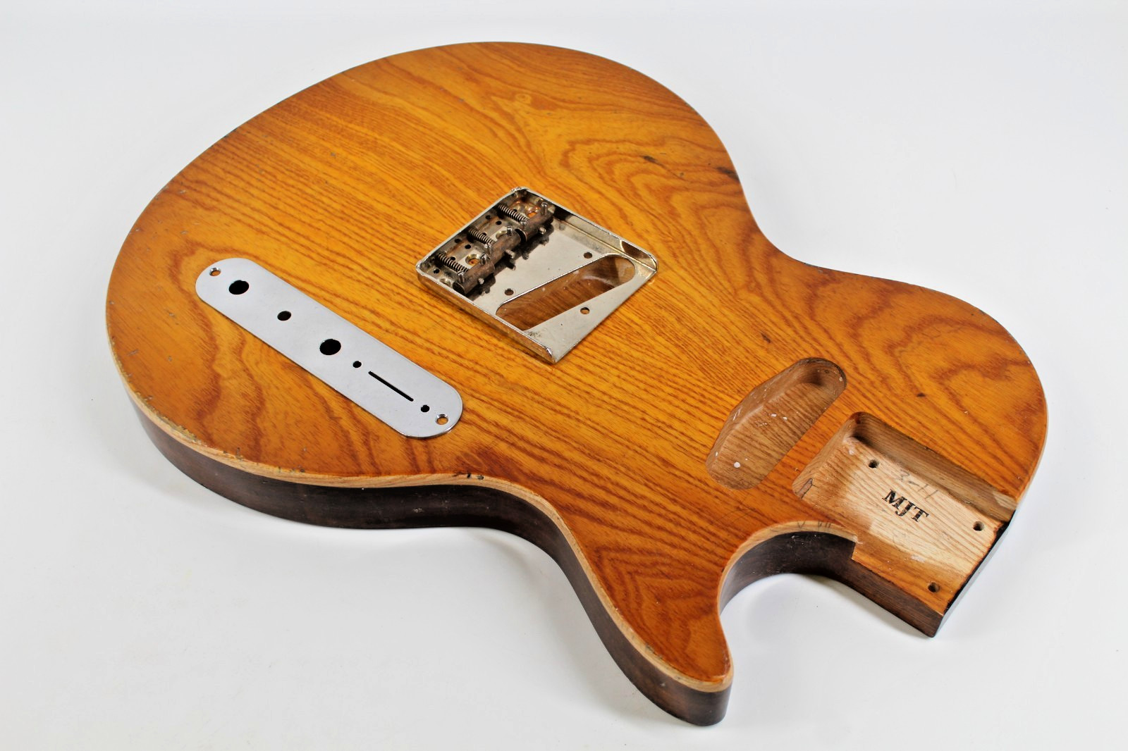 MJT OfficialCustom Vintage Aged Nitro Guitar Body Mark Jenny Swamp Ash Burst VTP