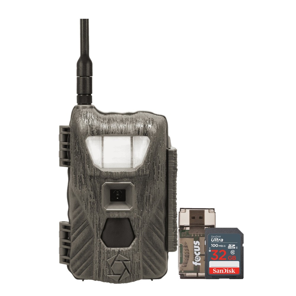 Stealth Cam Flashback 40MP White Flash Cellular Trail Camera Bundle Hunting