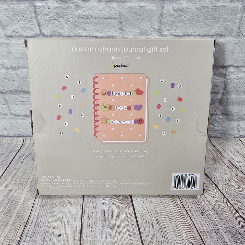 DIY Journal Kit Set Personalized Diary Stuff Charm Beads Planner