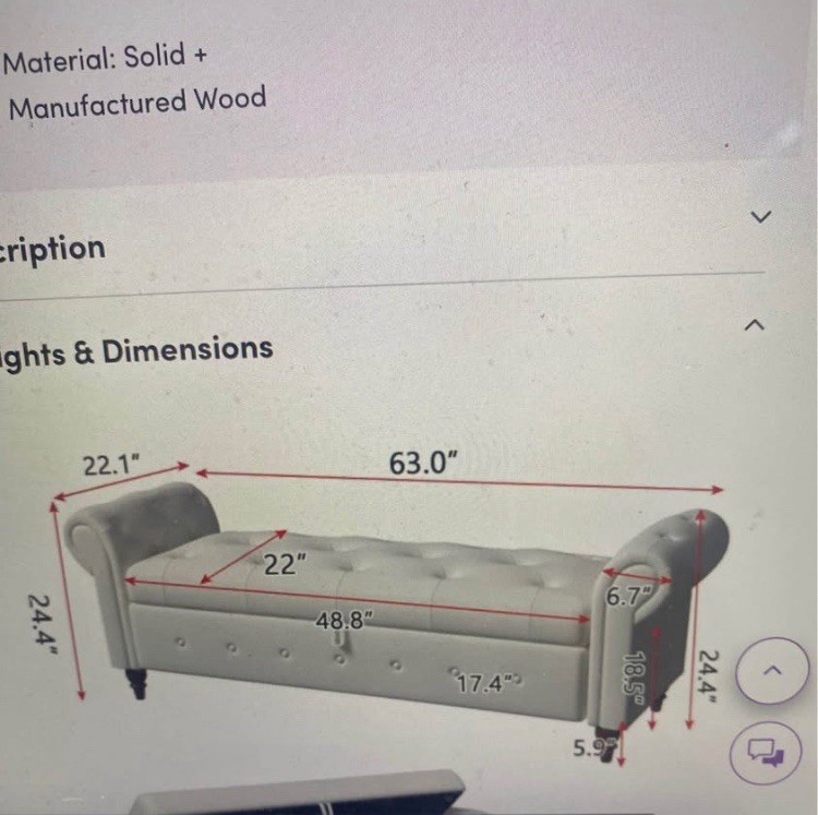bedroom storage bench