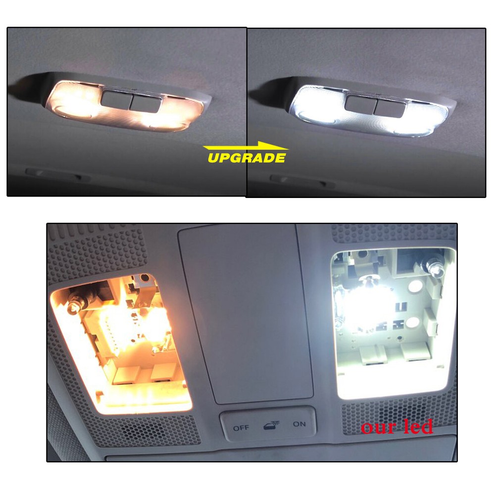 LED Light Kit Map Dome for Chevy Silverado 1999-2006 Interior Package 14pc White