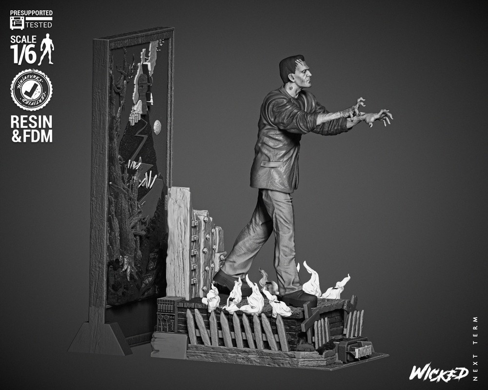 Frankenstein model kit unassembled unpainted see Description