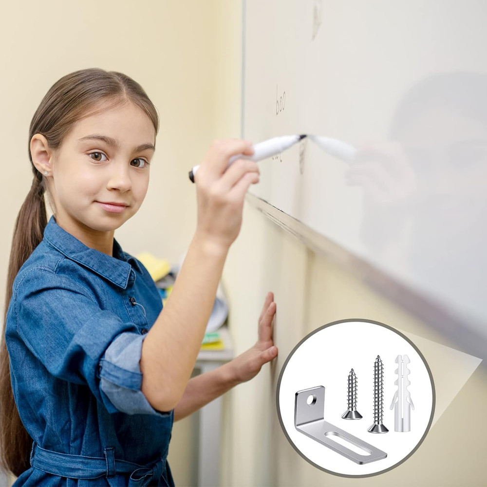20 Set Whiteboard Brackets Whiteboard Installation Hardware Kit Mounting Wall Ha