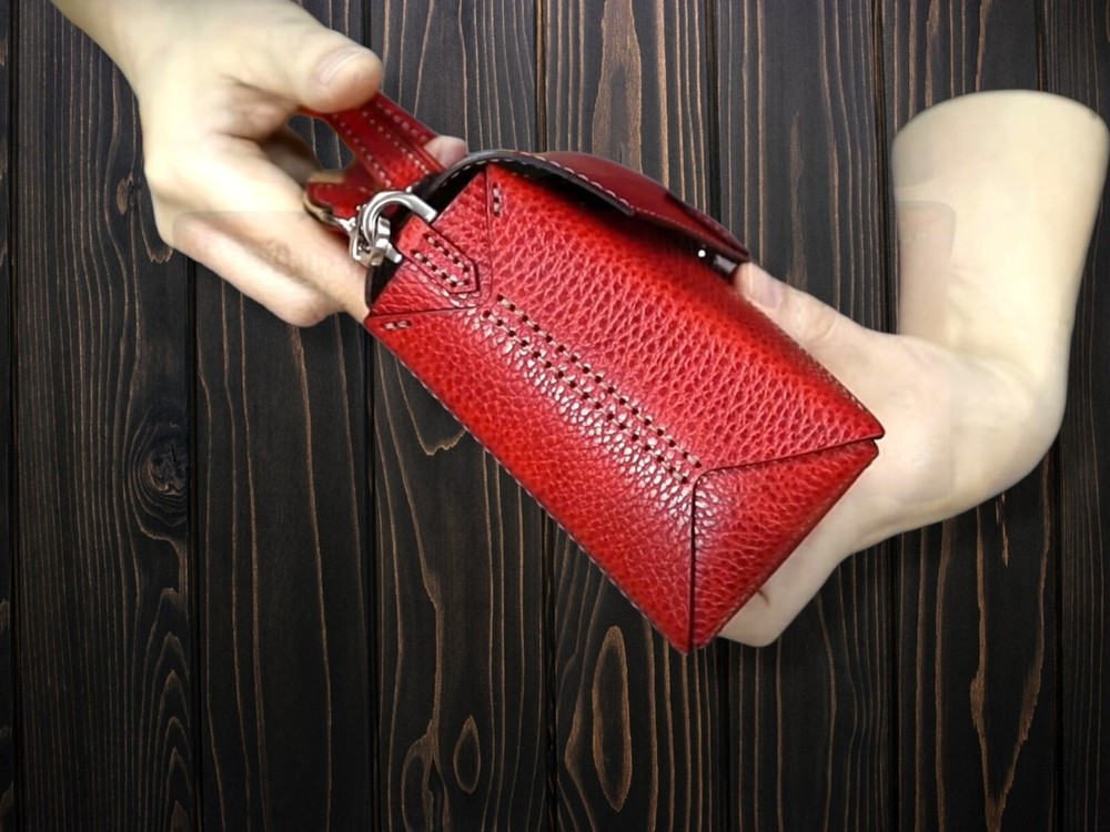 DIGITAL VECTOR FILE, leather bag - Bag 6
