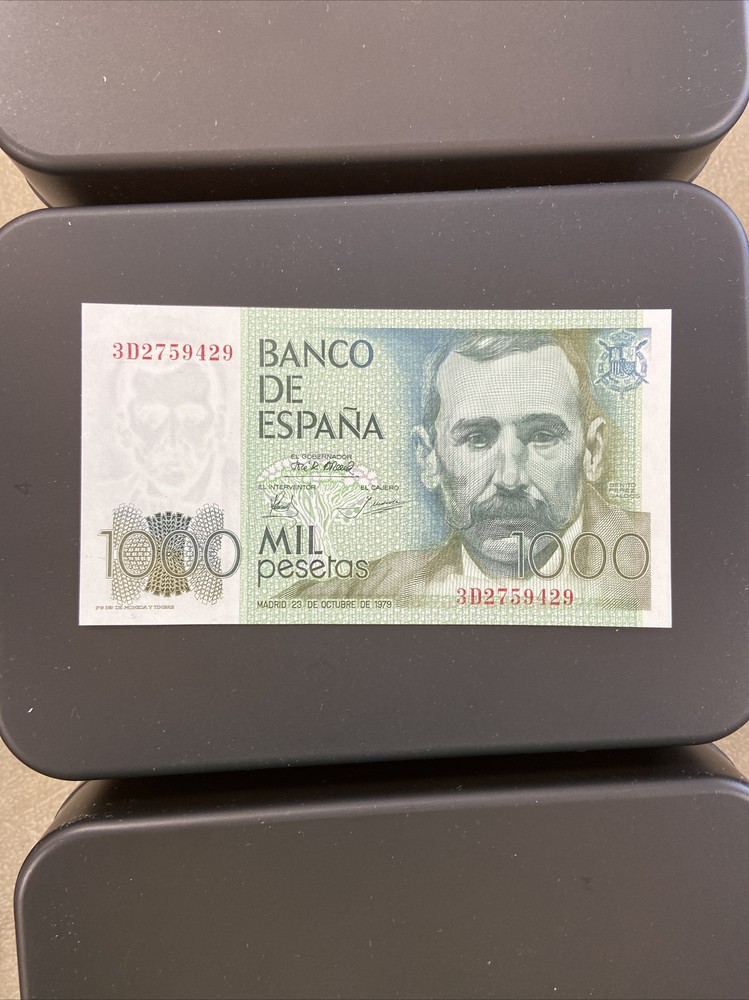 1979 spain 1000 peseta banknote cu