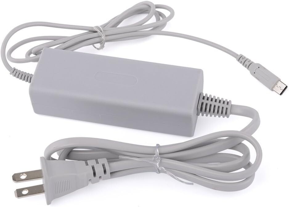 AC Power Supply Charging Adapter Cable Charger For Nintendo Wii U GamePad Lot