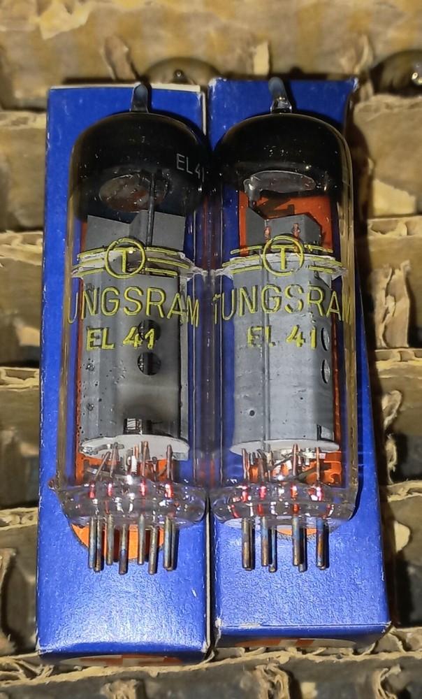2 x Tungsram EL41  Tubes