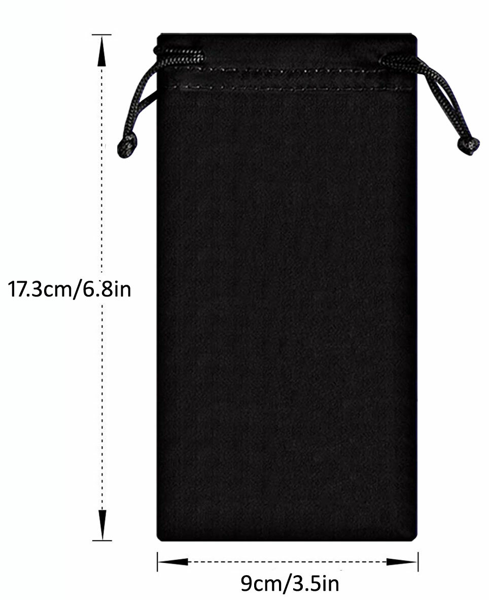 Bulk Lot 12 to 300 Pcs Black Micro Fiber Sunglasses Carrying Pouch Case Bag