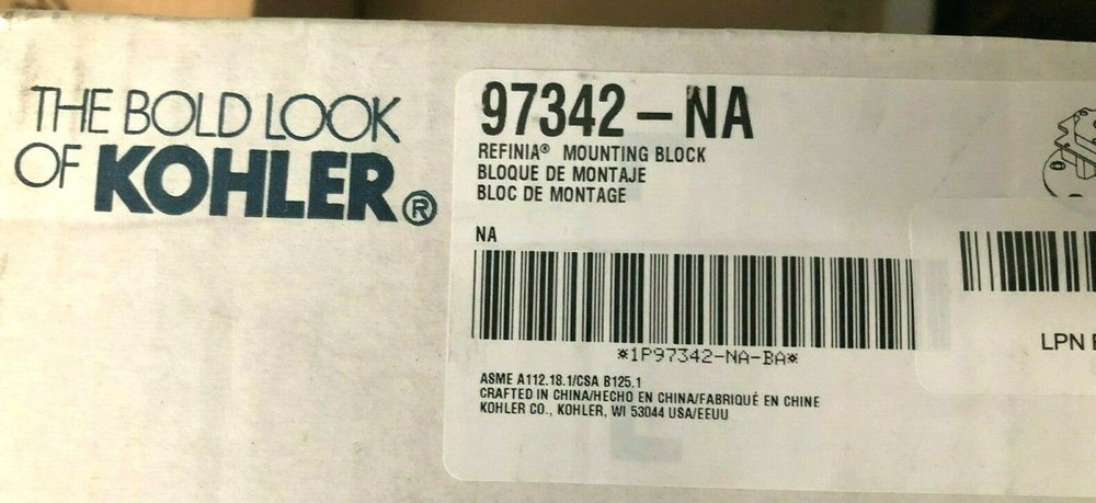 Kohler K-97342-NA - Mounting Bracket Accessory