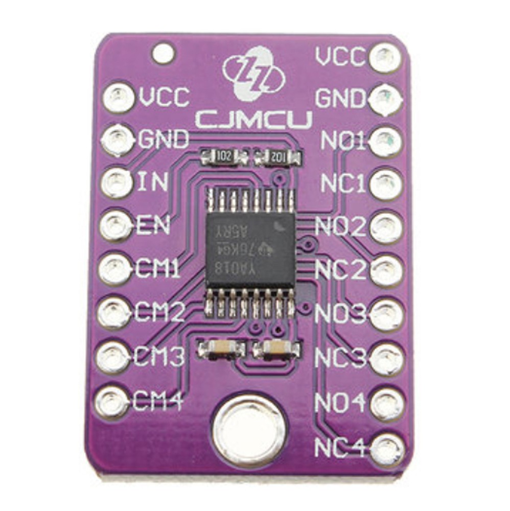 CJMCU - 5018 CJMCU 10Ω 4 Single Pole Double Throw Analog Switch Module NEW