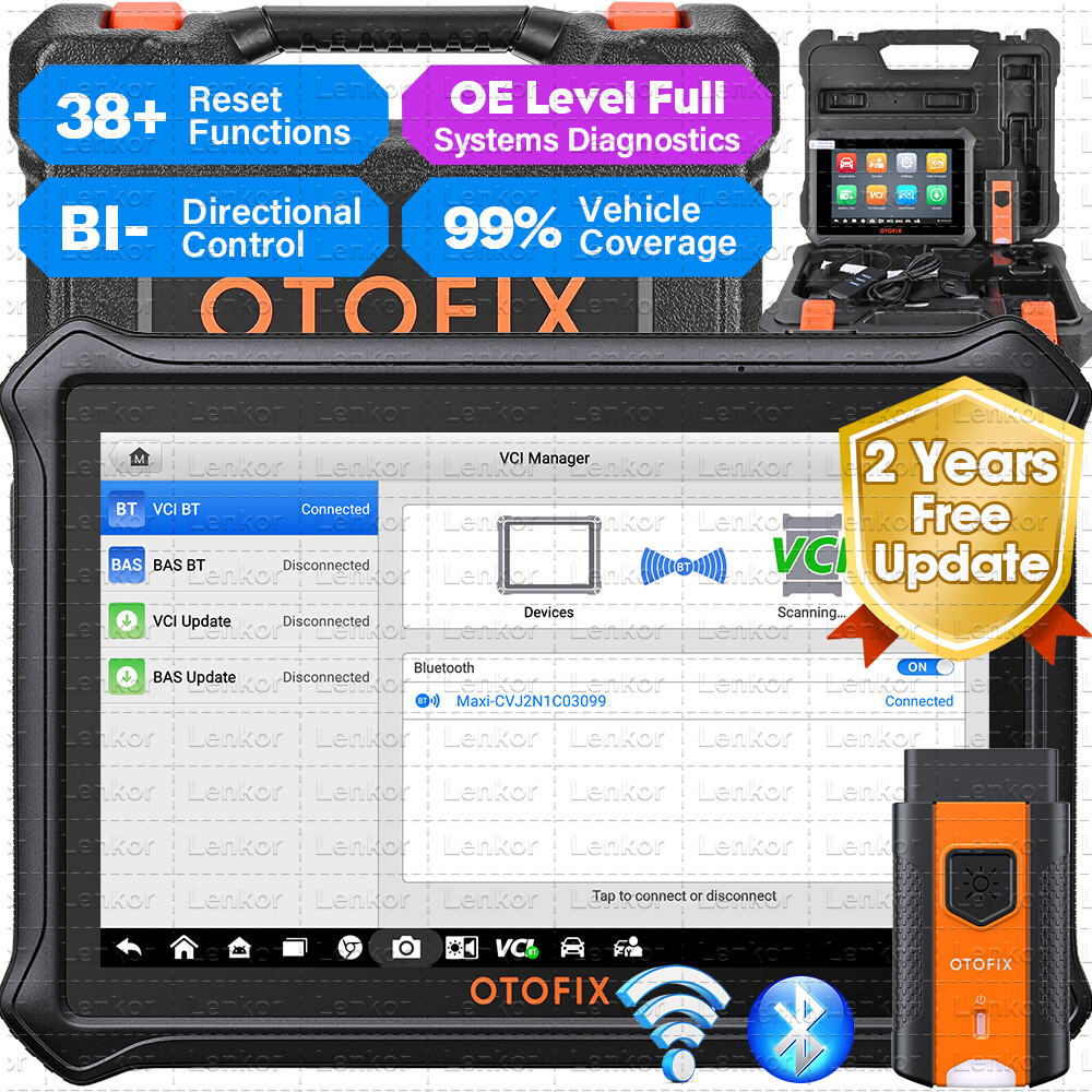 2024 OTOFIX D1 Lite Bidirectional Full System Car Diagnostic Scanner KEY Coding