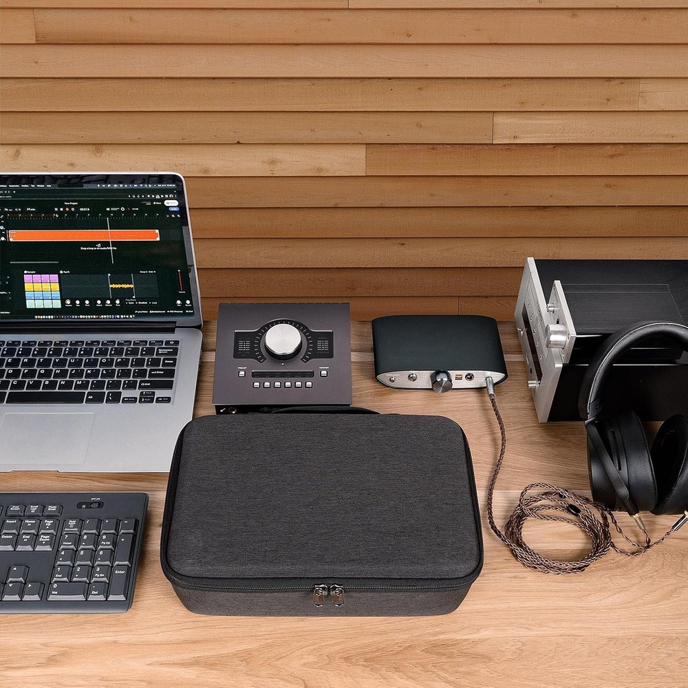 Audio Interface Carrying Case, Compatible with Universal Audio Apollo Twin X ...