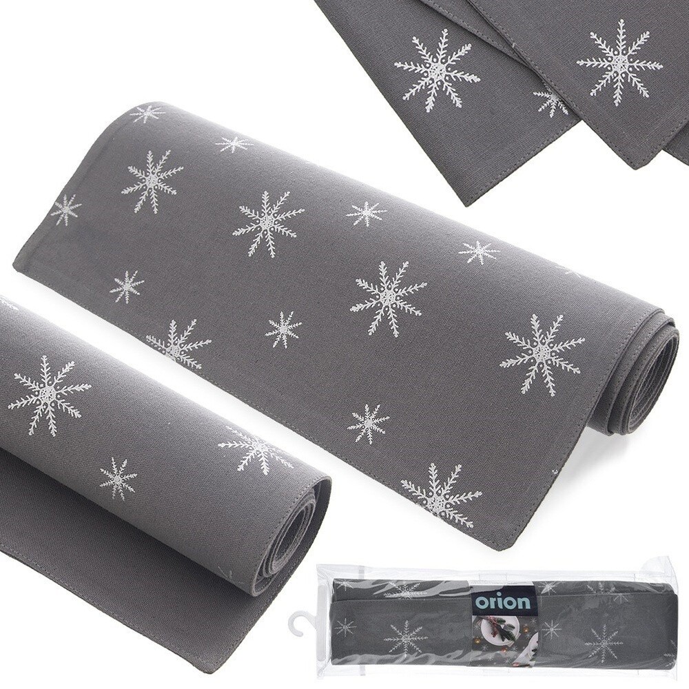 Table runner, tablecloth, tablecloth, Christmas table runner, grey,...