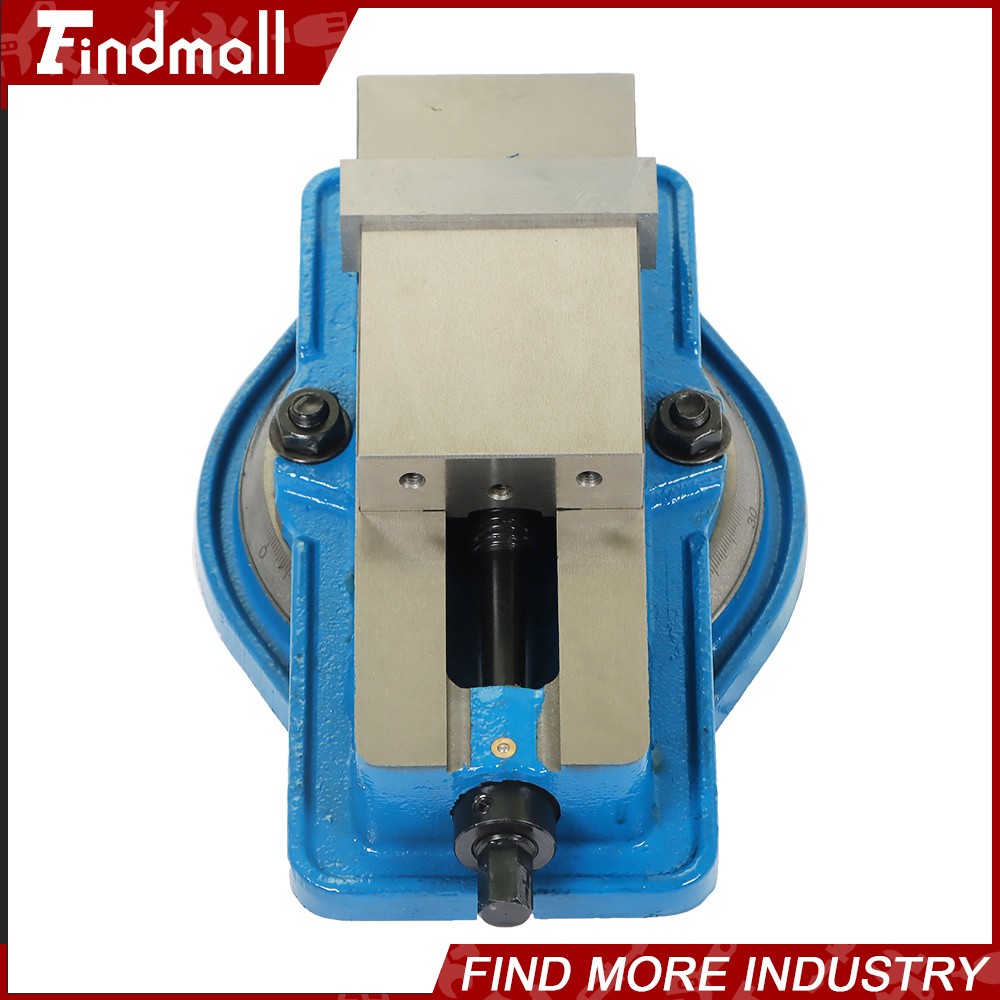 Findmall 3" Milling Machine Vise Lockdown Vise Bench Vice 360 Degree Swivel Base