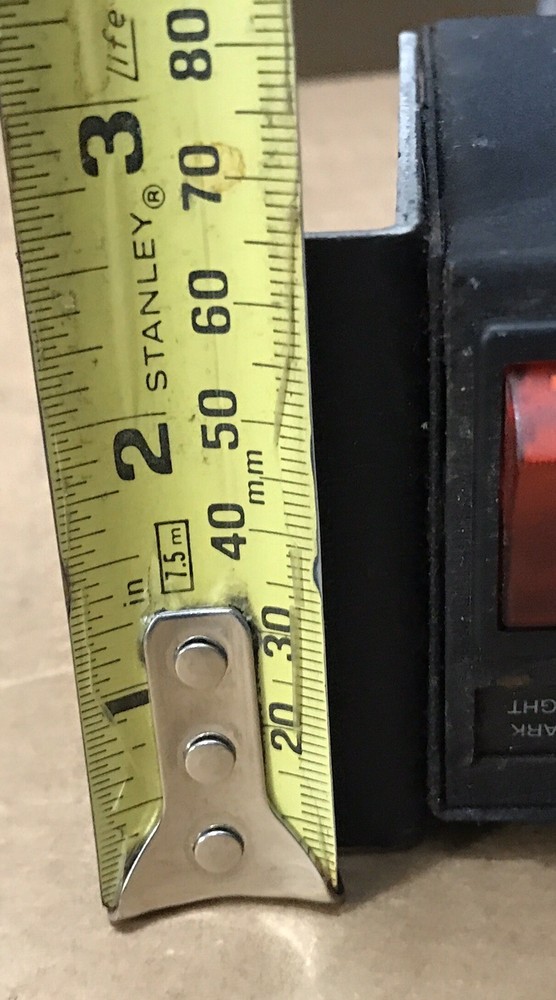 Police Vehicle Light Control Switch Box With Mounting bracket Clean Condition.