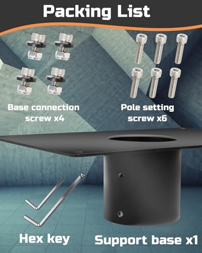 Starlink Flat High Performance Pipe Adapter, Beciety Starlink Mounting Kit