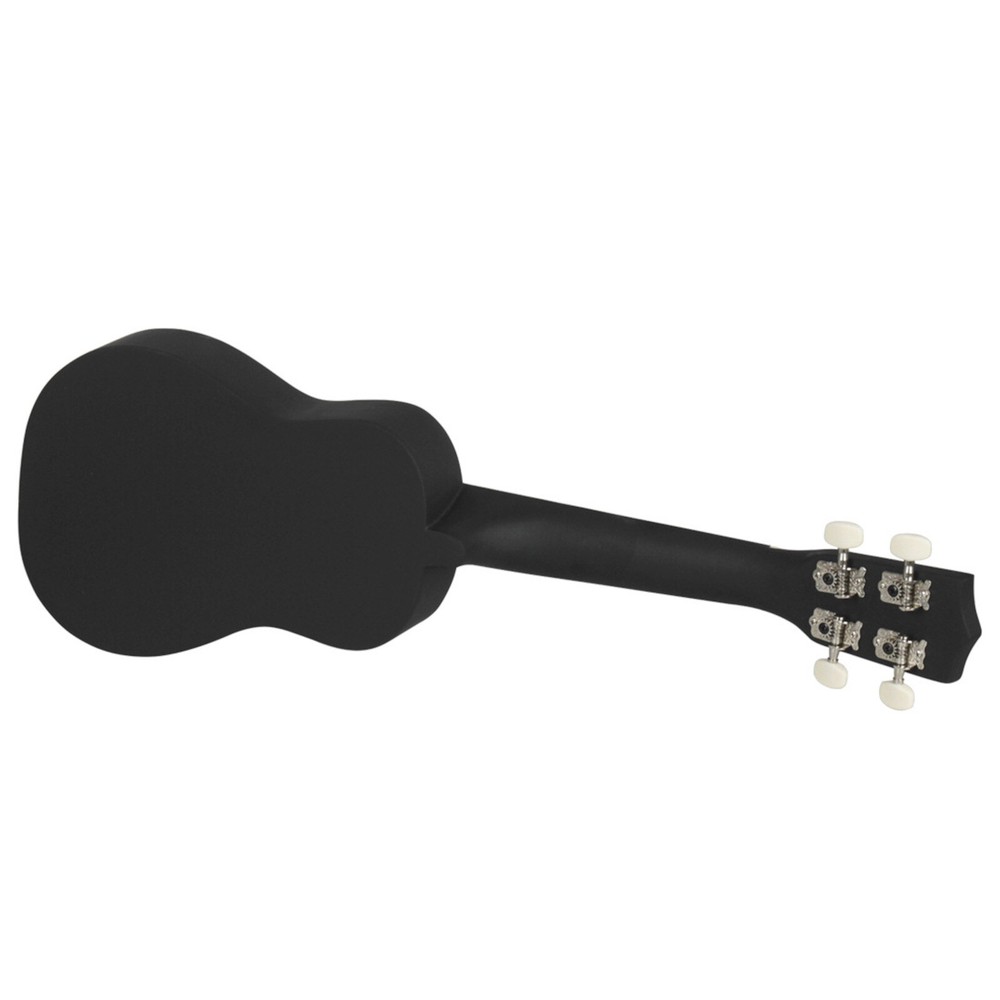 21" Skull Ukulele Solid Wood Four Golden Strings Practice Playing Instruments