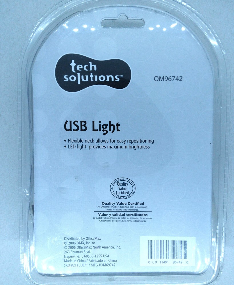 (NEW) Tech Solutions USB Light