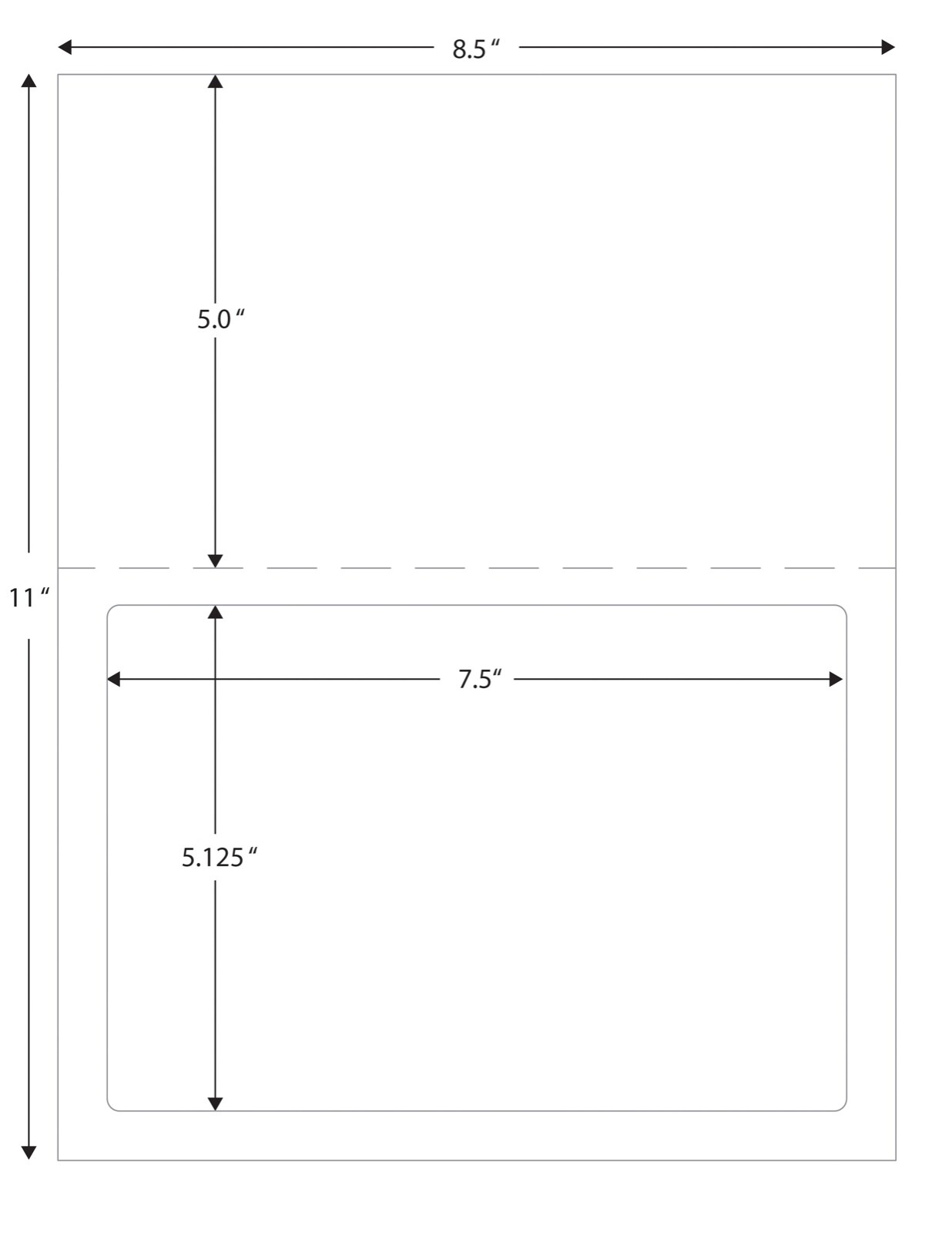 Half Sheet Labels and Paper Receipt Compatible 5127 Laser Ink Jet Tear Off eBay