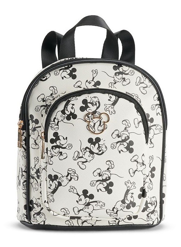 Disney's Mickey Mouse All Over Print Black & White Mini Backpack-NWT