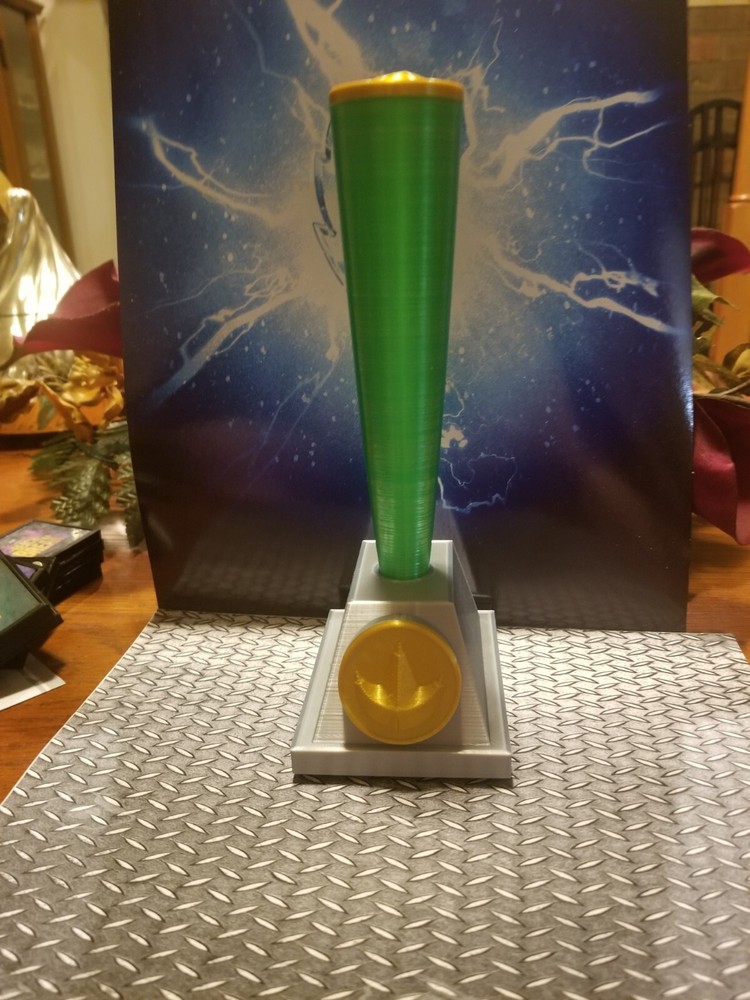 Mighty Morphin Power Rangers Custom Translucent Green Power Crystal Display Prop