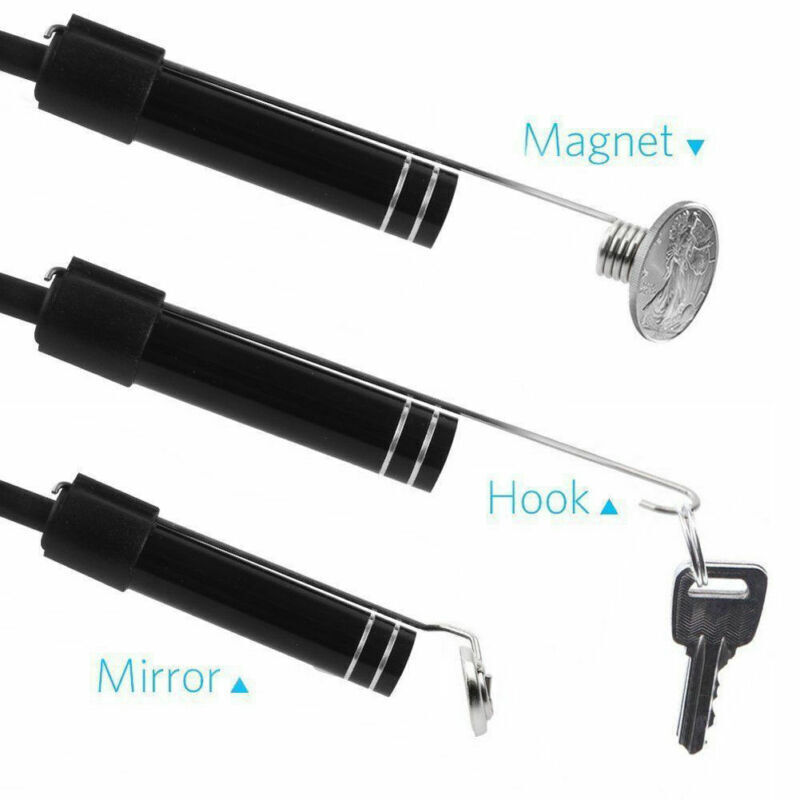 5M 8LED WiFi Borescope Endoscope Snake Inspection Camera for iPhone Android iOS