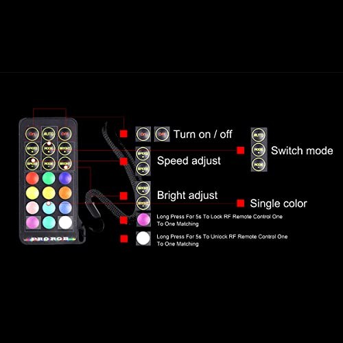 Replacement Remote Kit for Whip Light Wheel Ring Lights