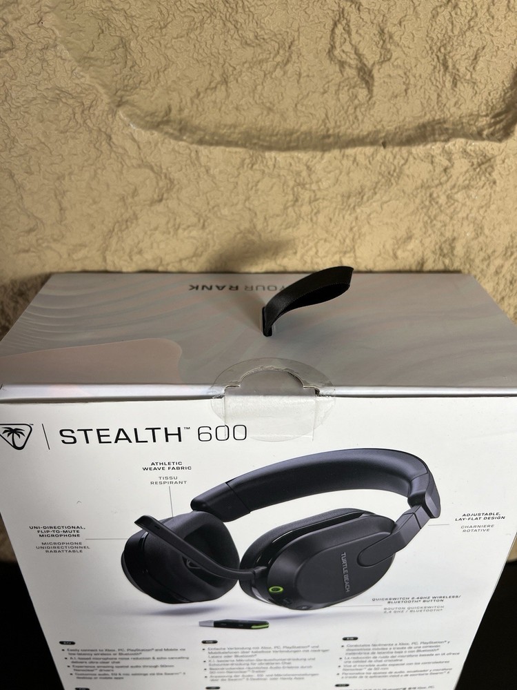 Turtle Beach Stealth 600 Gen 3 Wireless Bluetooth Headset Xbox Black NEW