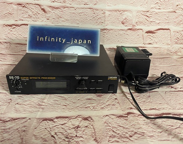 BOSS Pro SE-70 Super Effects Processor very fast ship from japan with adapter